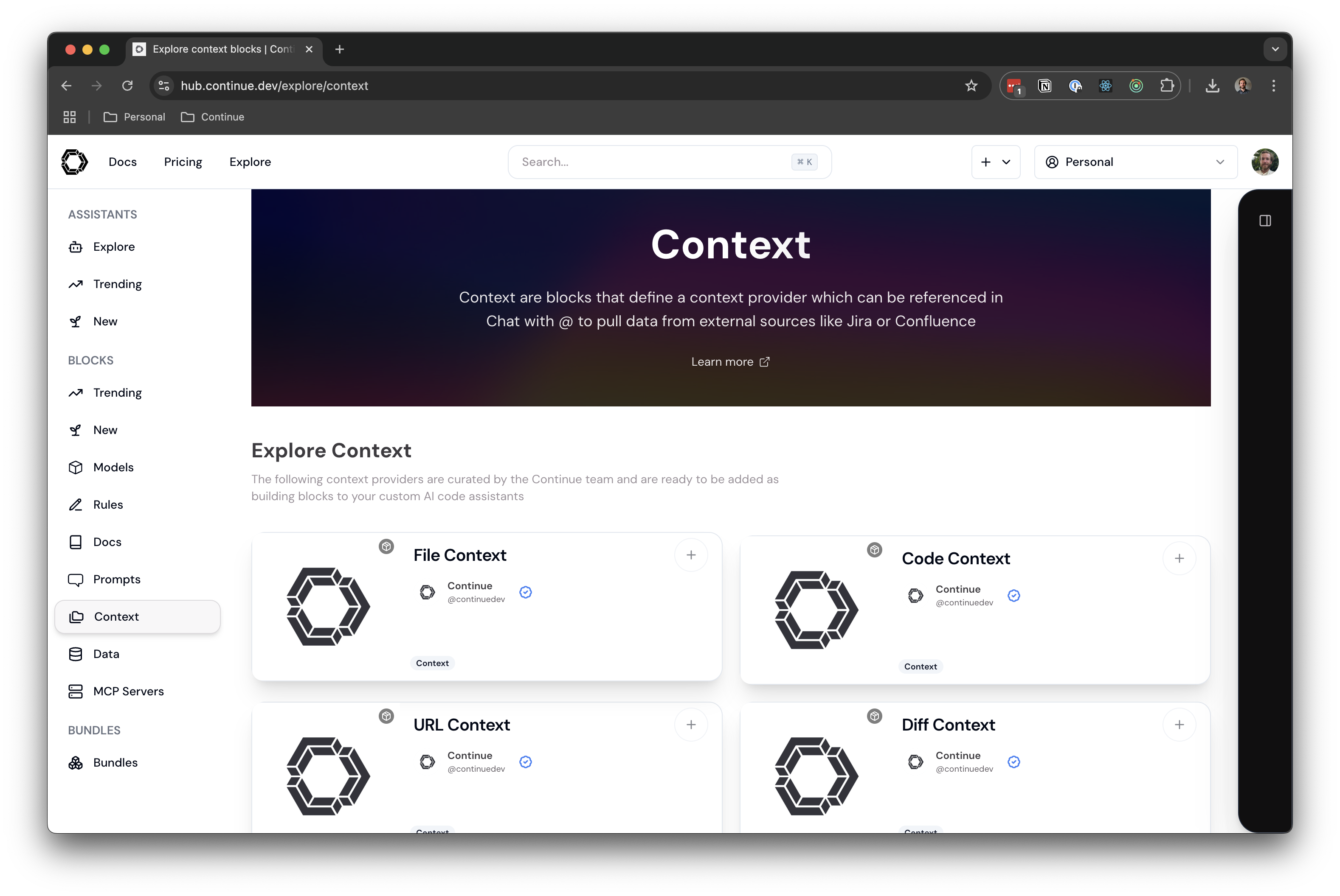 Context Blocks Overview